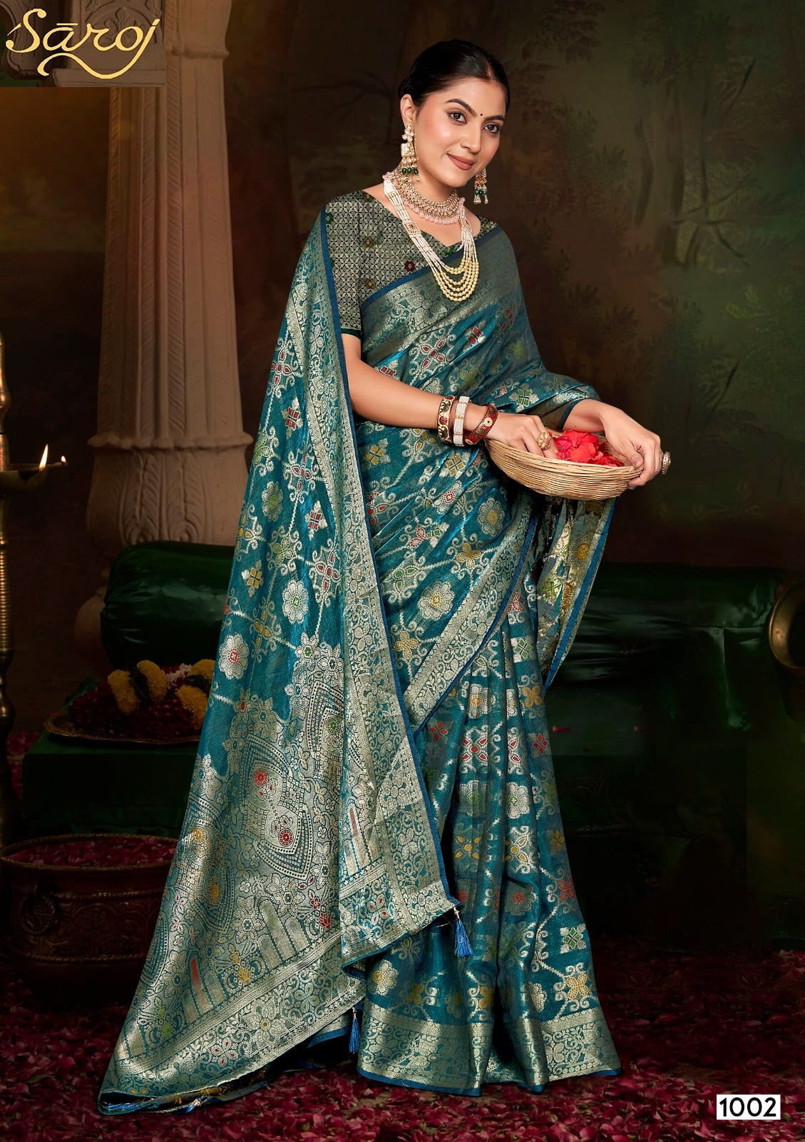 Feather Touch Saroski Vol 1 Saroj Sarees Wholesale Price