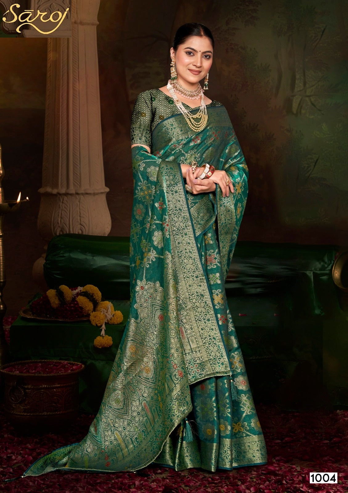 Feather Touch Saroski Vol 1 Saroj Sarees Wholesale Price