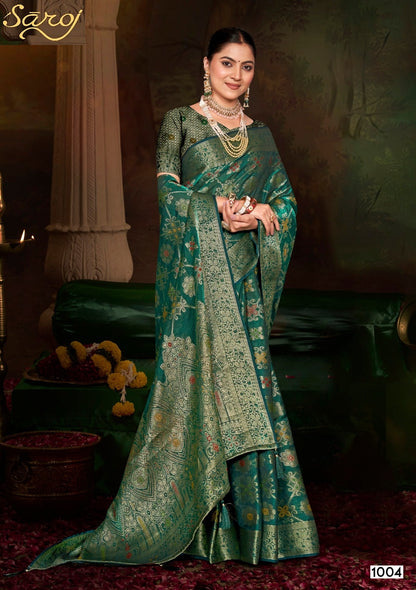 Feather Touch Saroski Vol 1 Saroj Sarees Wholesale Price