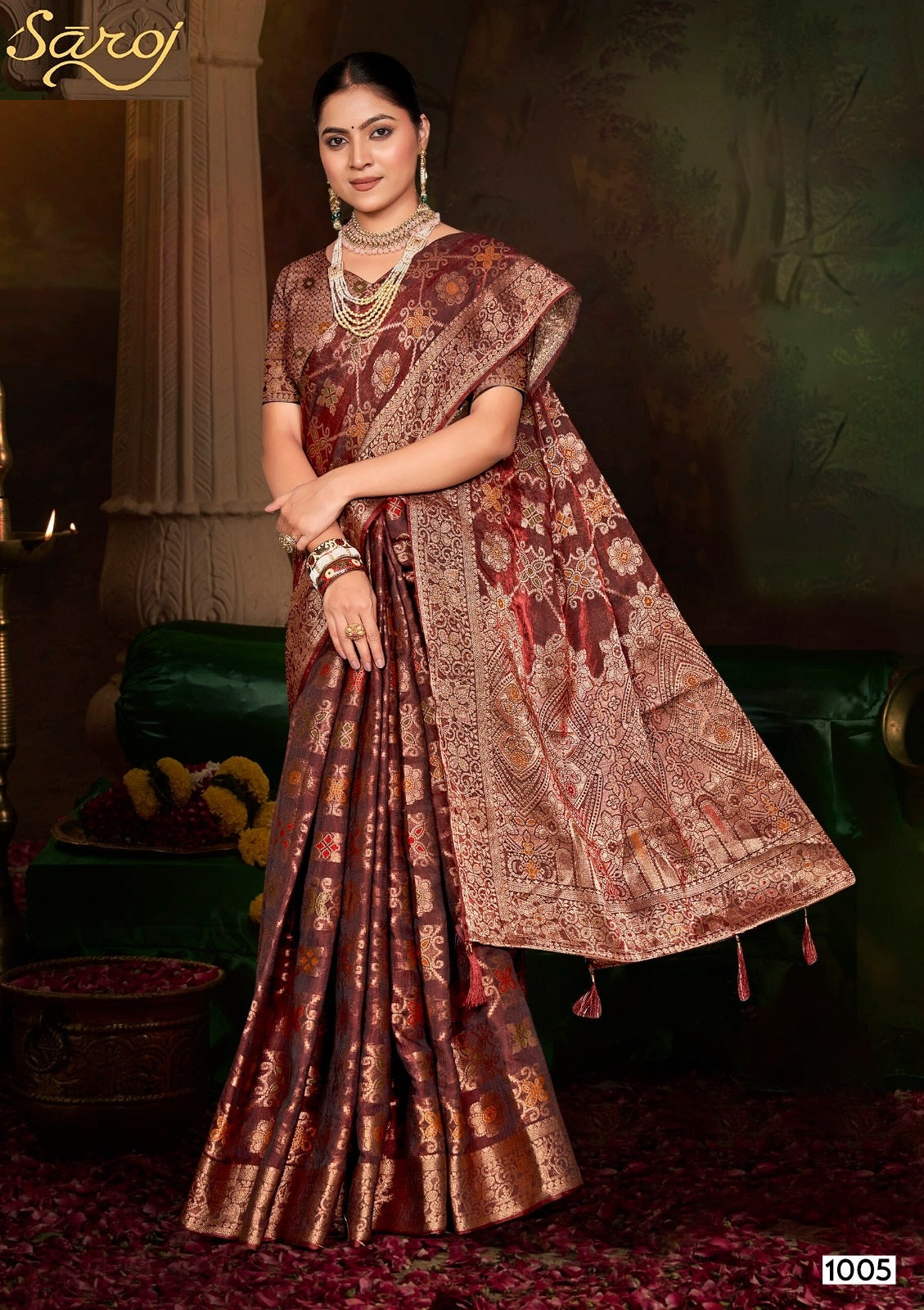 Feather Touch Saroski Vol 1 Saroj Sarees Wholesale Price