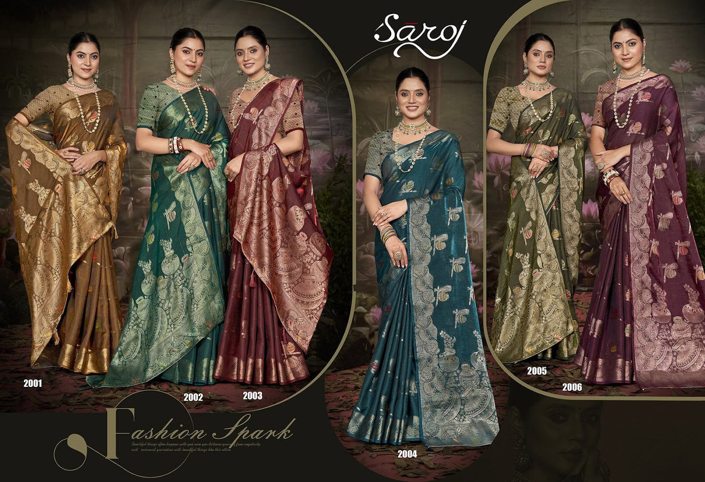 Feather Touch Saroski Vol 2 Saroj Sarees Manufacturer Gujarat