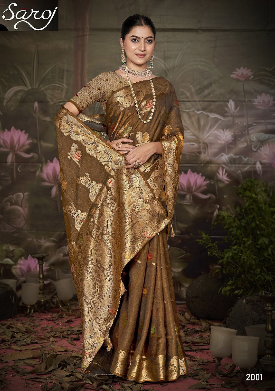 Feather Touch Saroski Vol 2 Saroj Sarees Manufacturer Gujarat