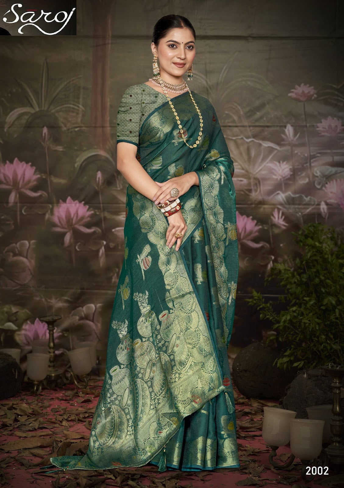 Feather Touch Saroski Vol 2 Saroj Sarees Manufacturer Gujarat