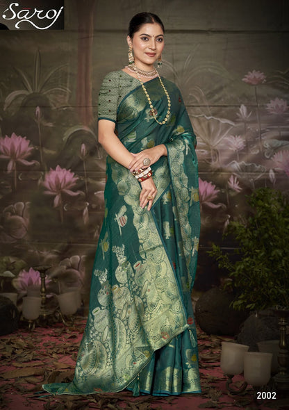 Feather Touch Saroski Vol 2 Saroj Sarees Manufacturer Gujarat