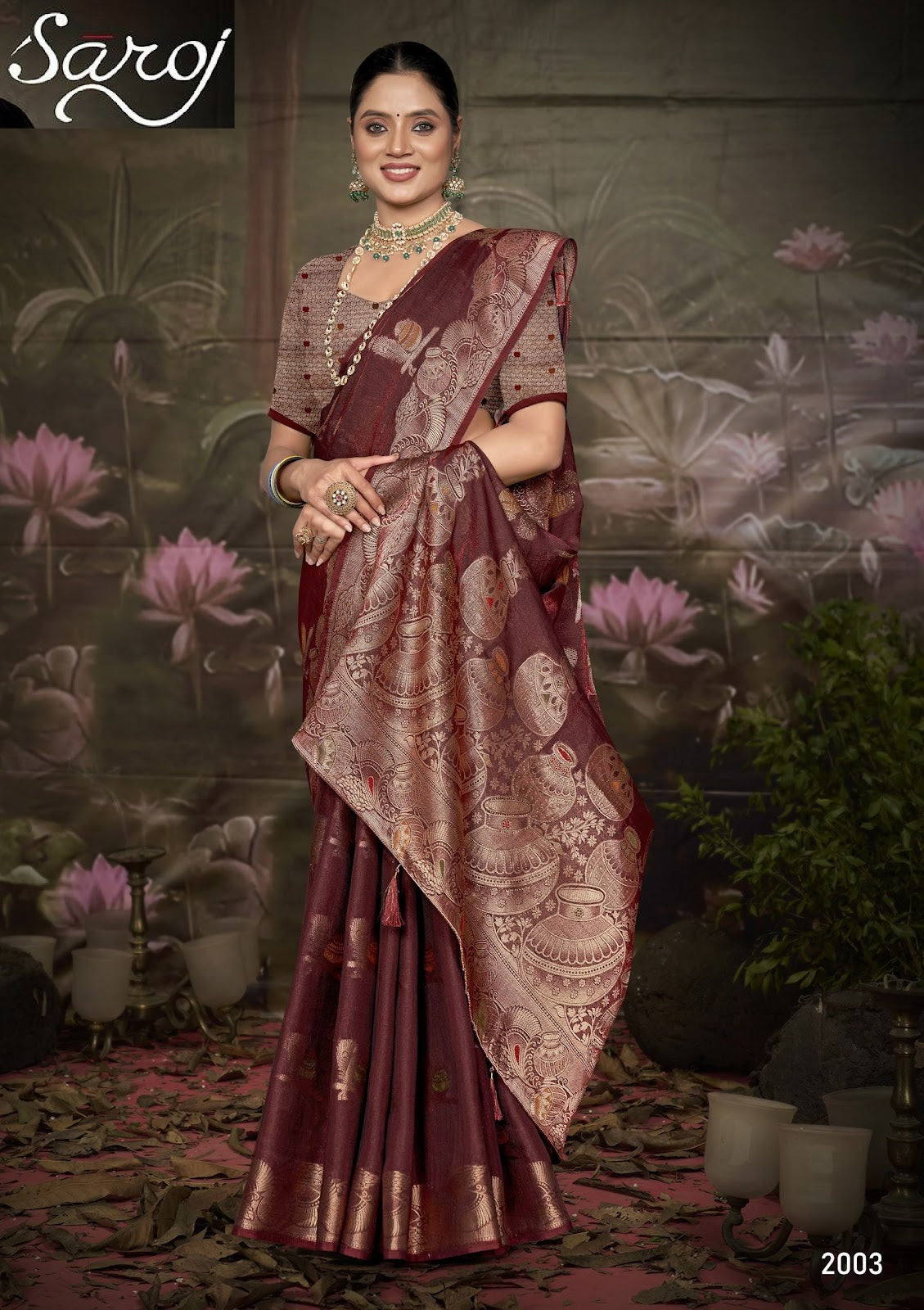 Feather Touch Saroski Vol 2 Saroj Sarees Manufacturer Gujarat