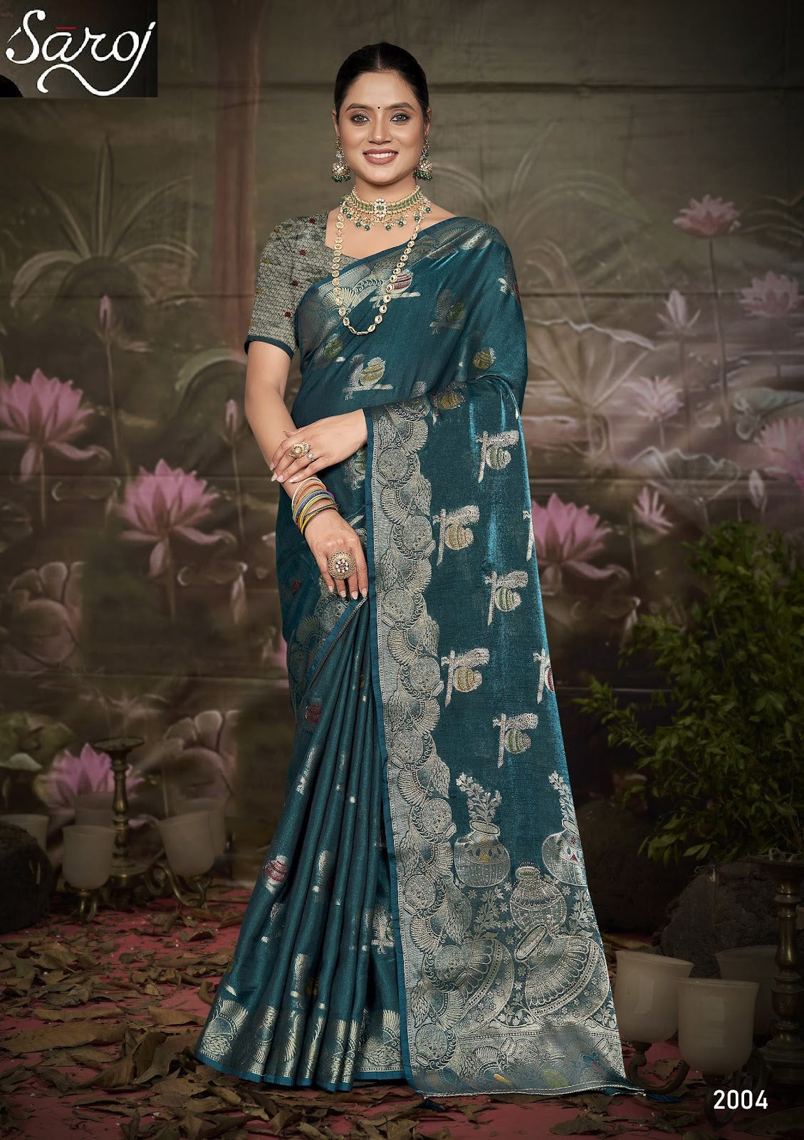 Feather Touch Saroski Vol 2 Saroj Sarees Manufacturer Gujarat