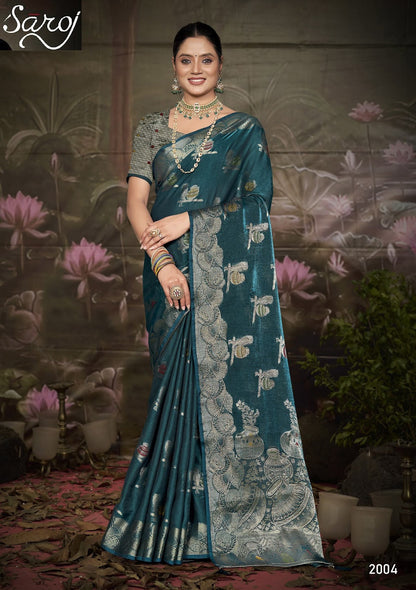 Feather Touch Saroski Vol 2 Saroj Sarees Manufacturer Gujarat