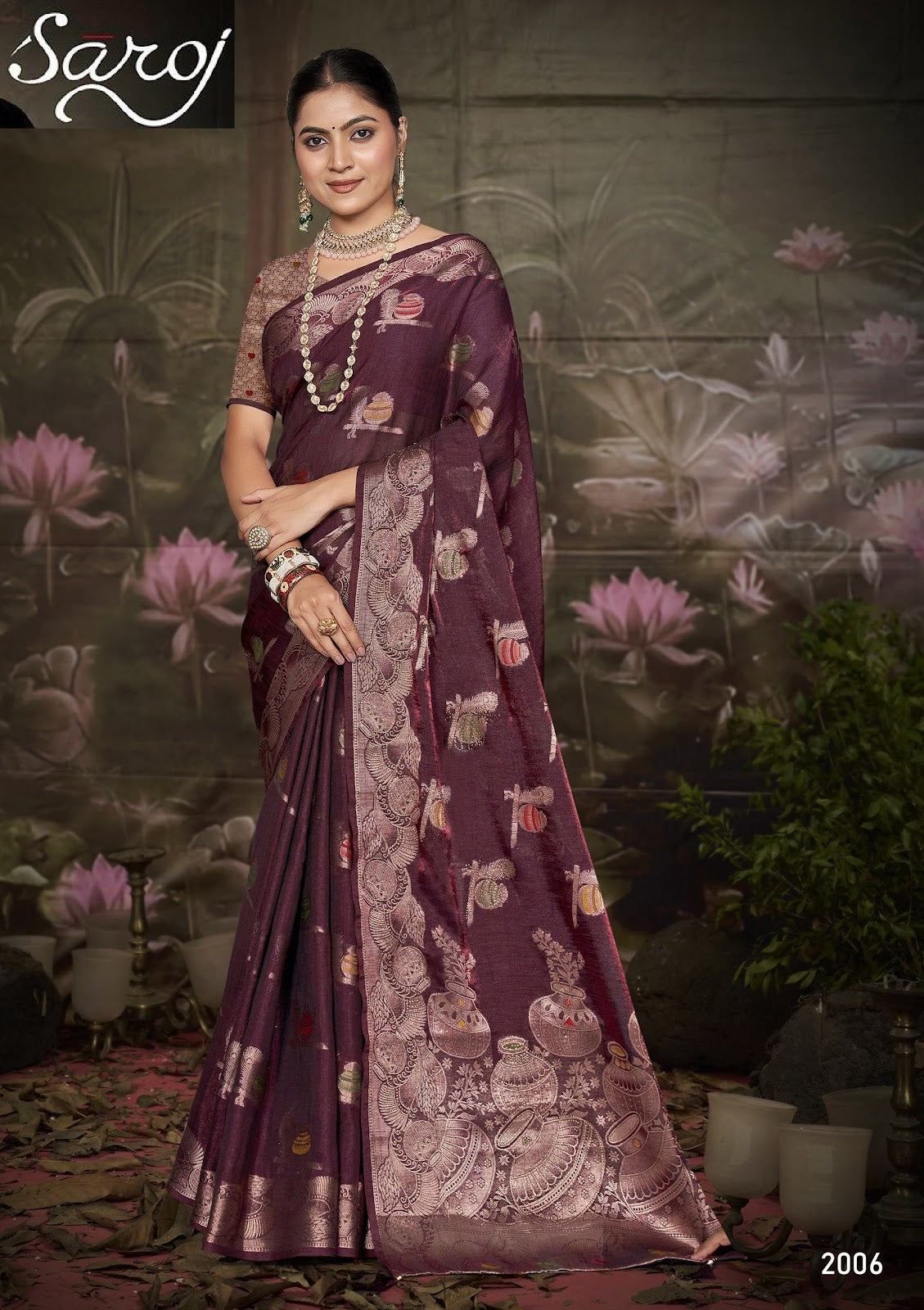 Feather Touch Saroski Vol 2 Saroj Sarees Manufacturer Gujarat