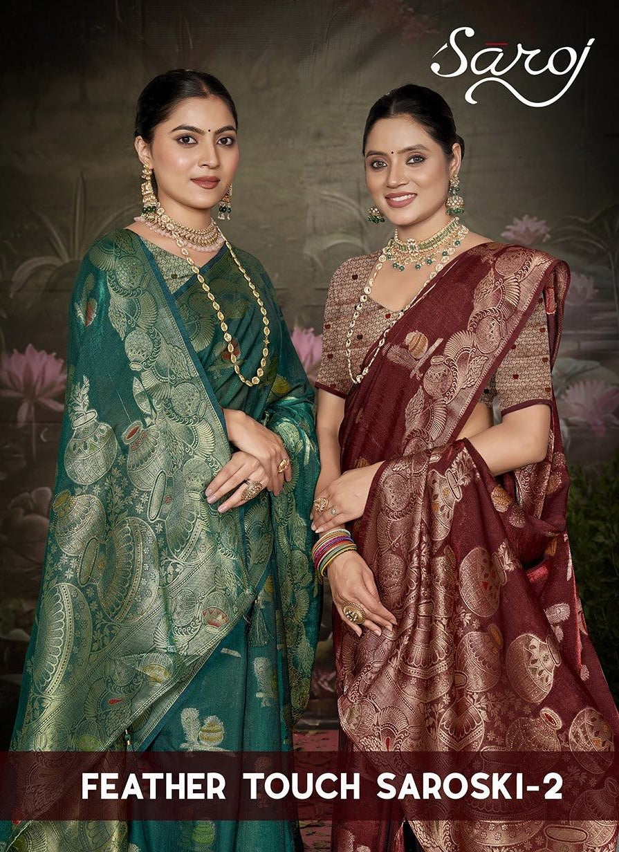 Feather Touch Saroski Vol 2 Saroj Sarees Manufacturer Gujarat
