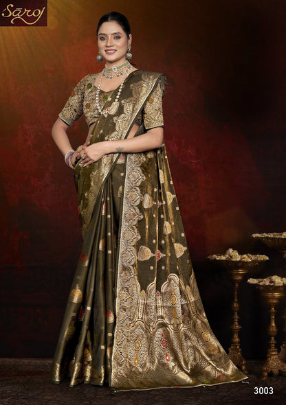 Feather Touch Saroski Vol 3 Saroj Sarees Supplier Gujarat