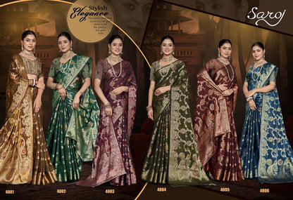 Feather Touch Saroski Vol 4 Saroj Sarees Exporter Gujarat