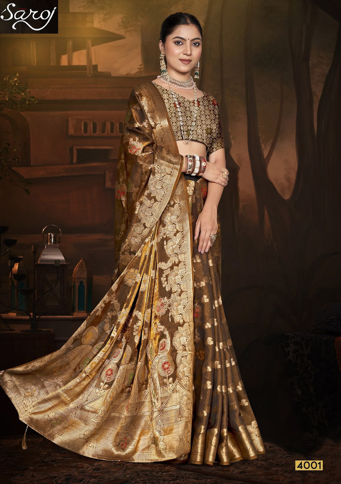 Feather Touch Saroski Vol 4 Saroj Sarees Exporter Gujarat