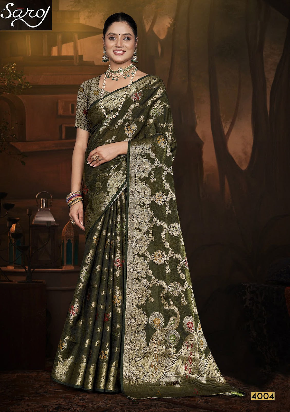 Feather Touch Saroski Vol 4 Saroj Sarees Exporter Gujarat