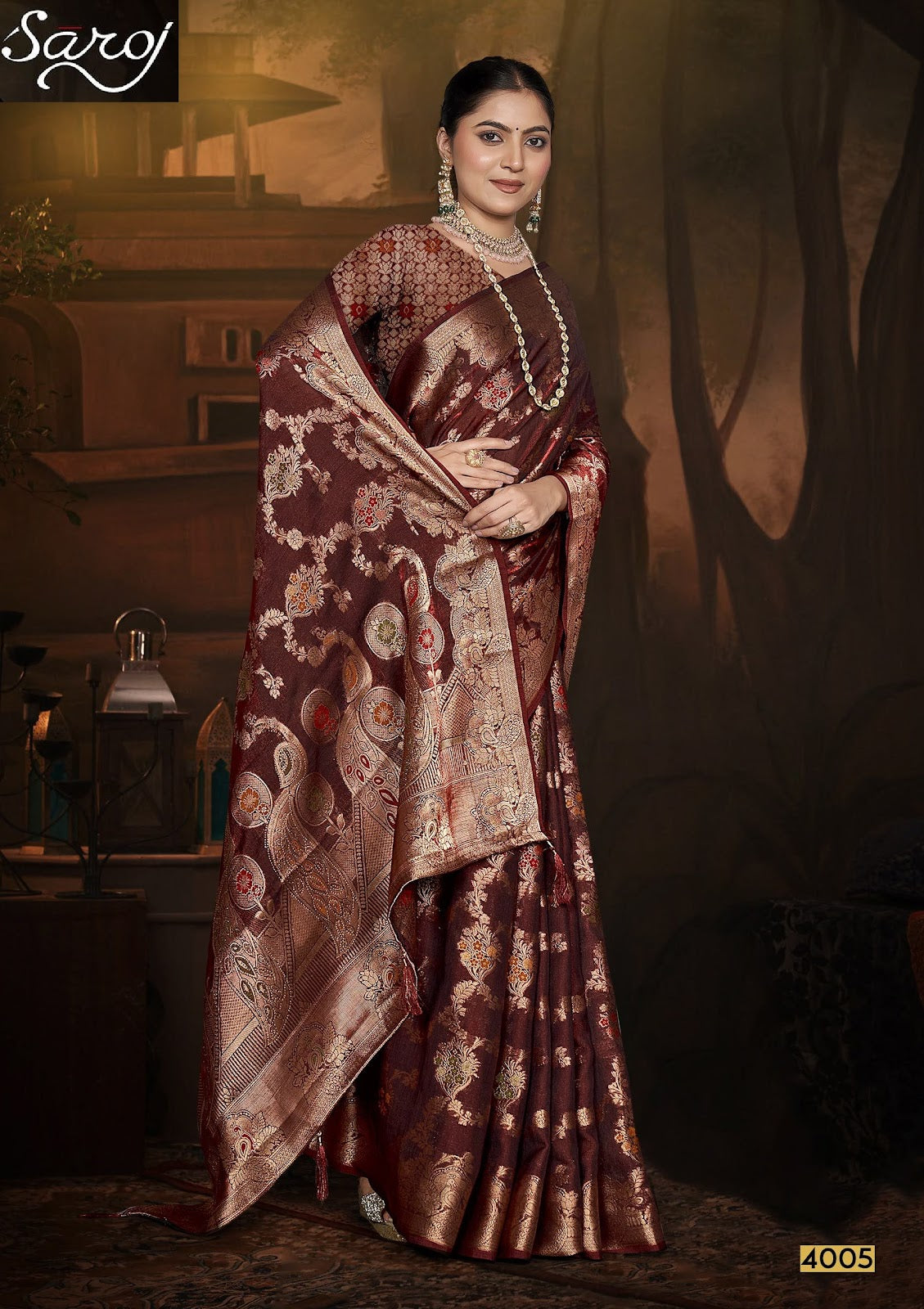 Feather Touch Saroski Vol 4 Saroj Sarees Exporter Gujarat