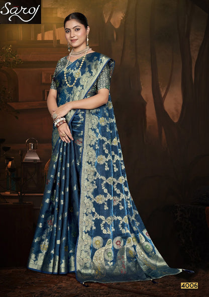 Feather Touch Saroski Vol 4 Saroj Sarees Exporter Gujarat