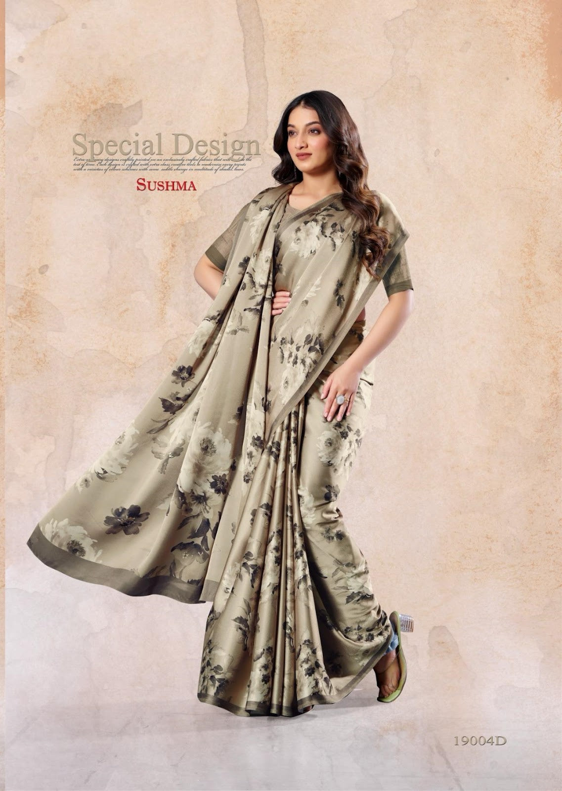 Felicity 19001A-19004D Sushma Satin Sarees Wholesaler Gujarat