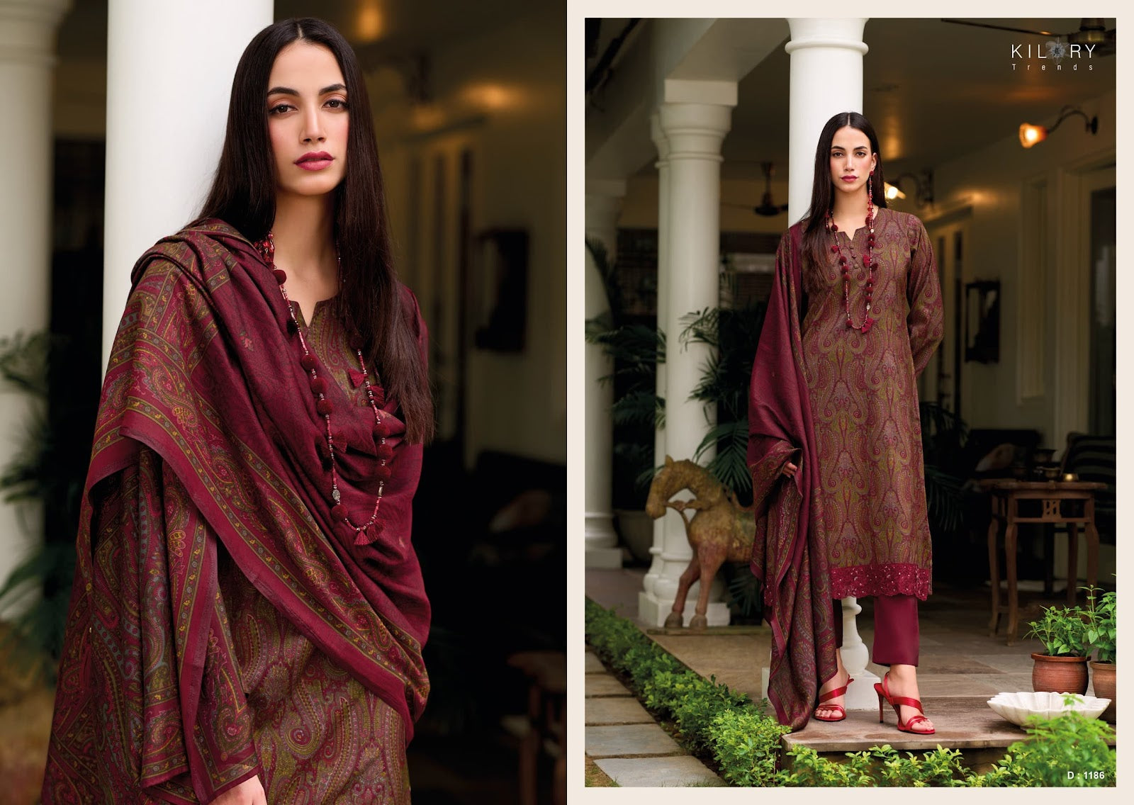 Femina Kilory Modal Silk Pant Style Suits Manufacturer India