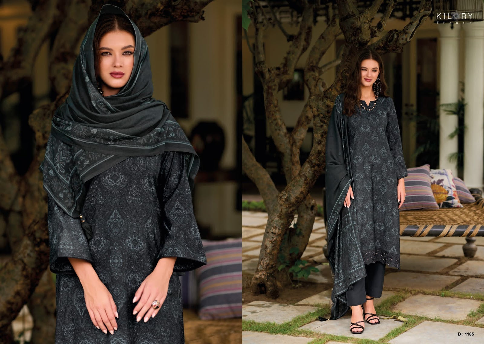 Femina Kilory Modal Silk Pant Style Suits Manufacturer India