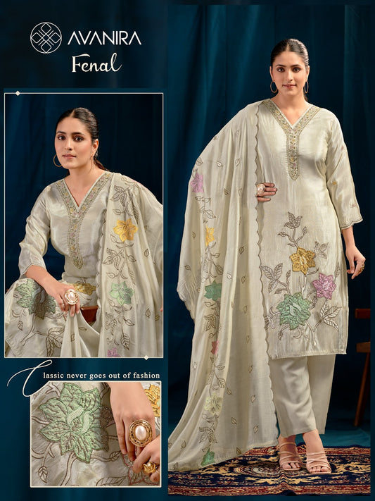 Fenal Avanira Readymade Pant Style Suits Wholesale Price