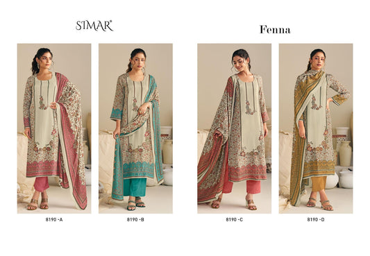 Fenna Simar Pure Viscose Pant Style Suits Wholesaler Gujarat
