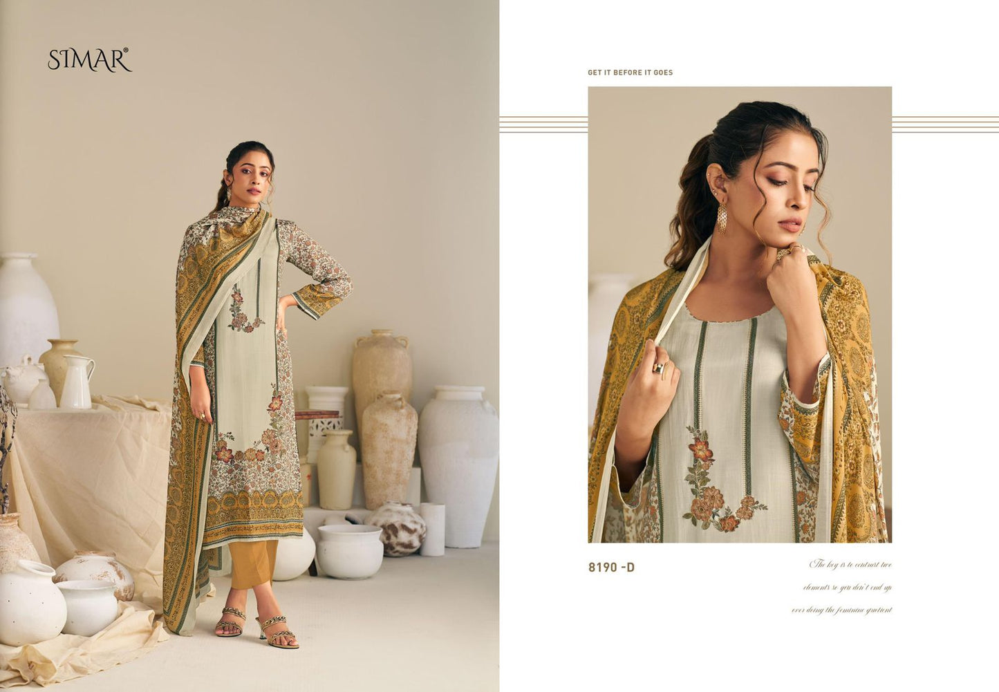 Fenna Simar Pashmina Suits Wholesale Price