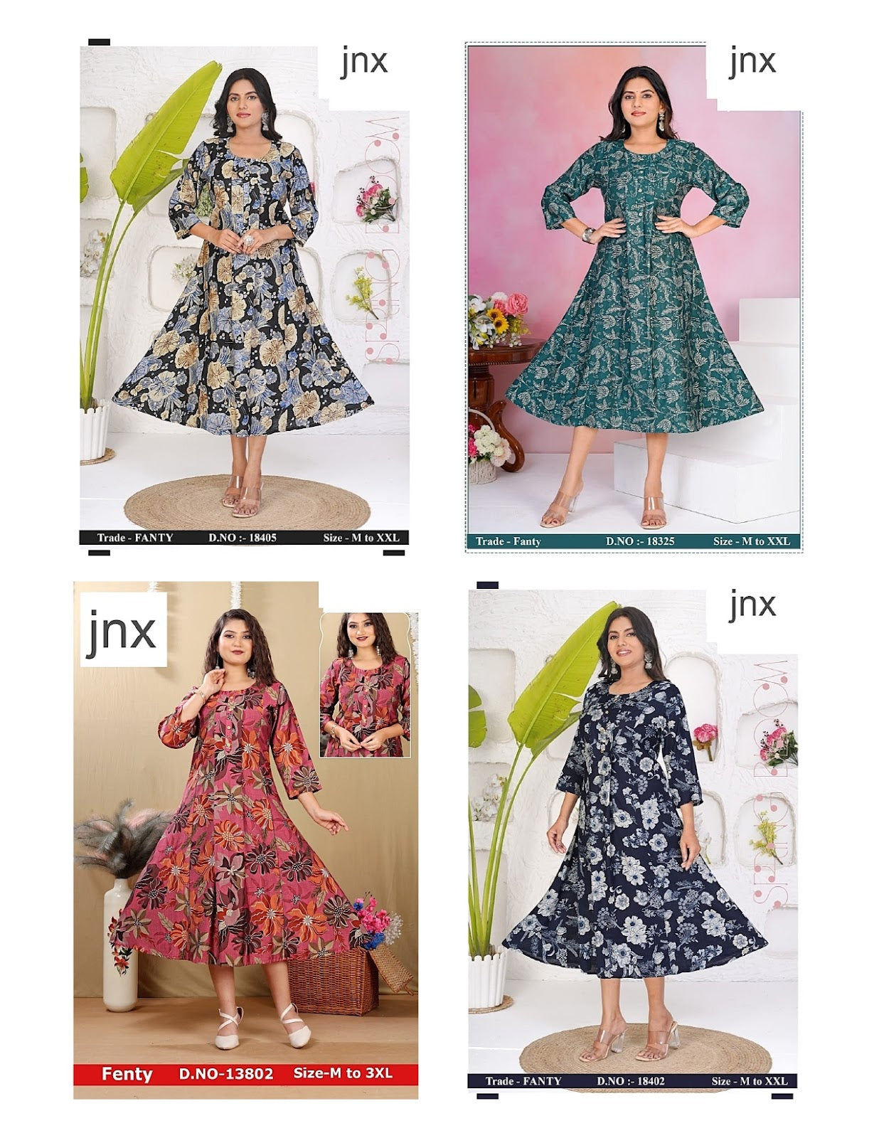 Fenty Jnx Vetican Anarkali Kurtis Manufacturer Ahmedabad