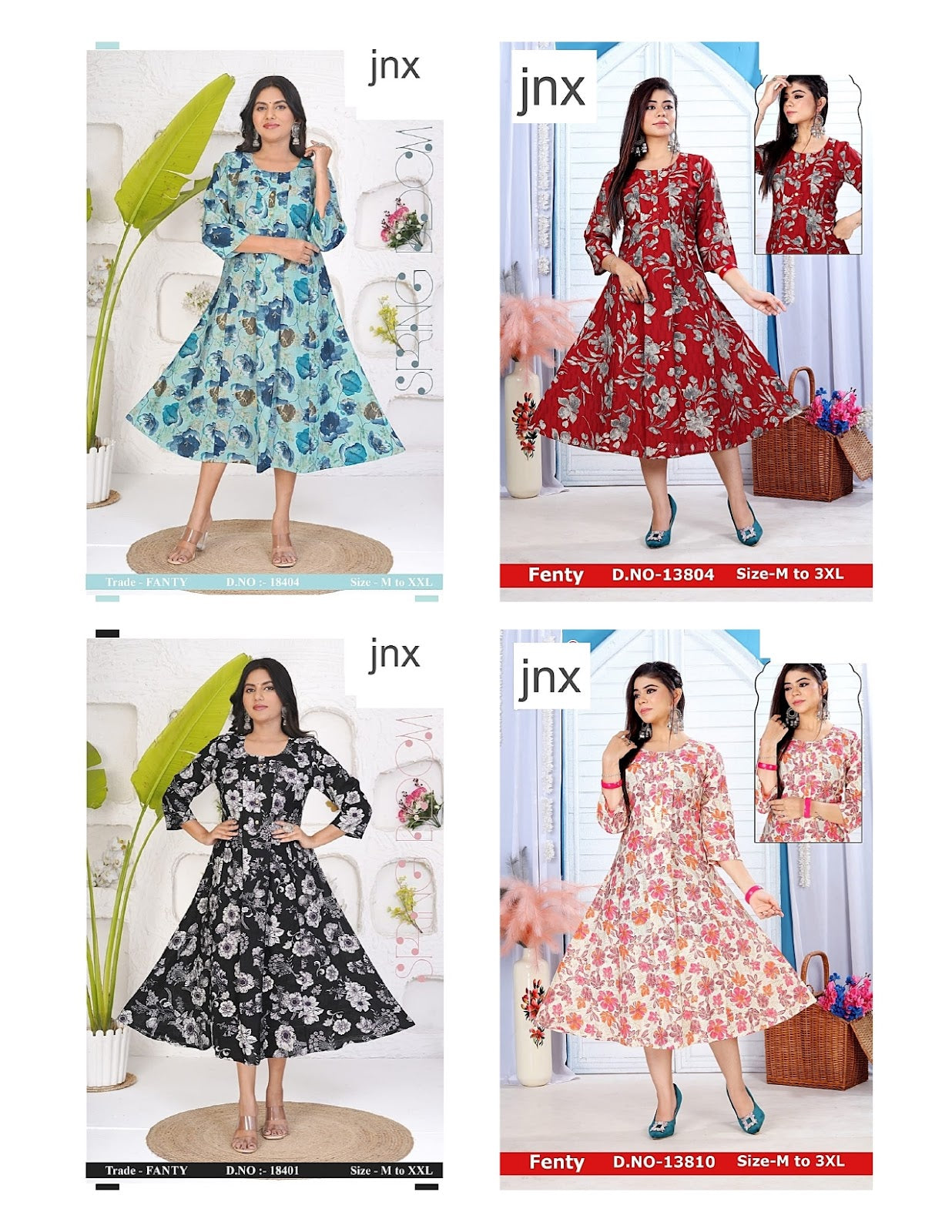 Fenty Jnx Vetican Anarkali Kurtis Manufacturer Ahmedabad