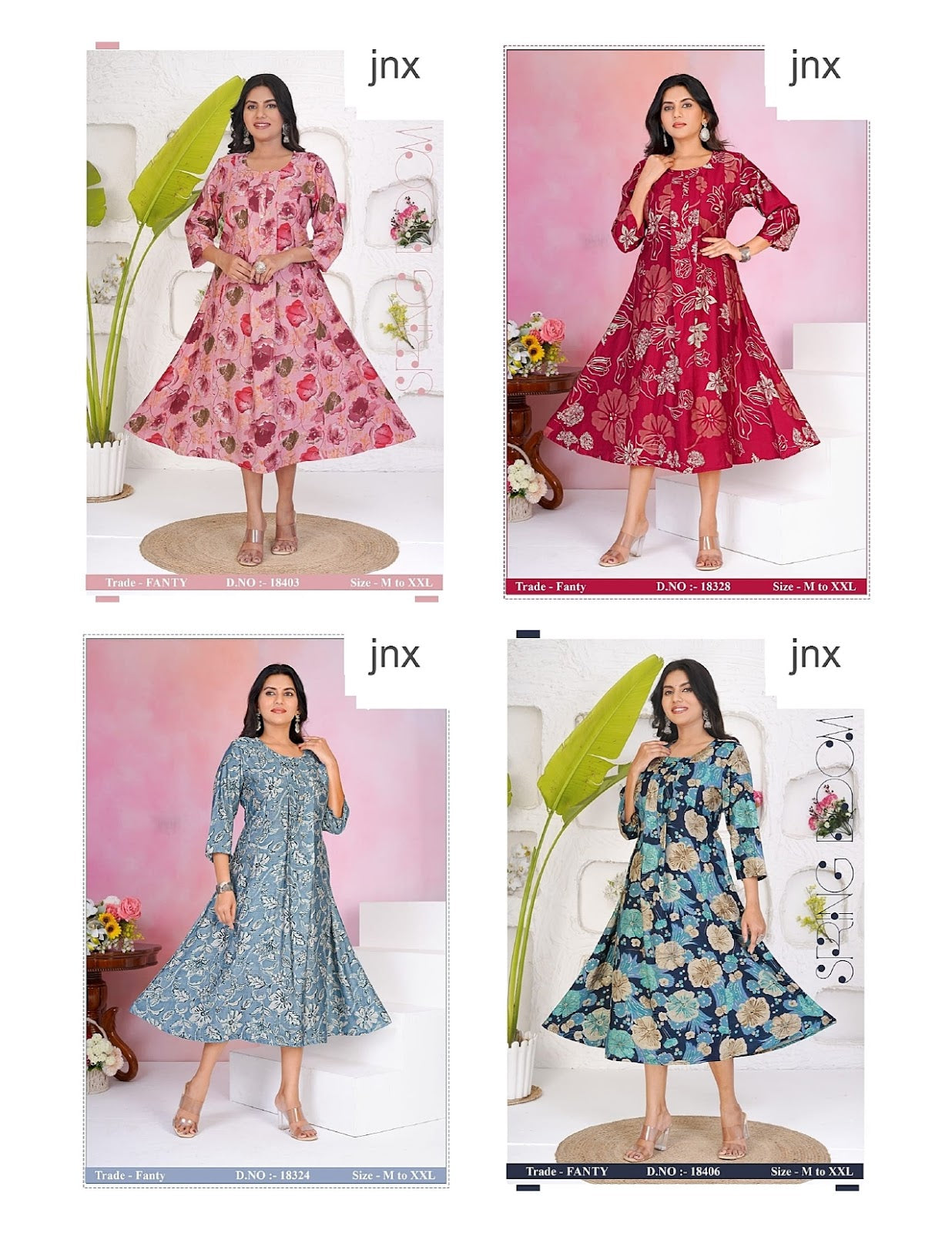 Fenty Jnx Vetican Anarkali Kurtis Manufacturer Ahmedabad