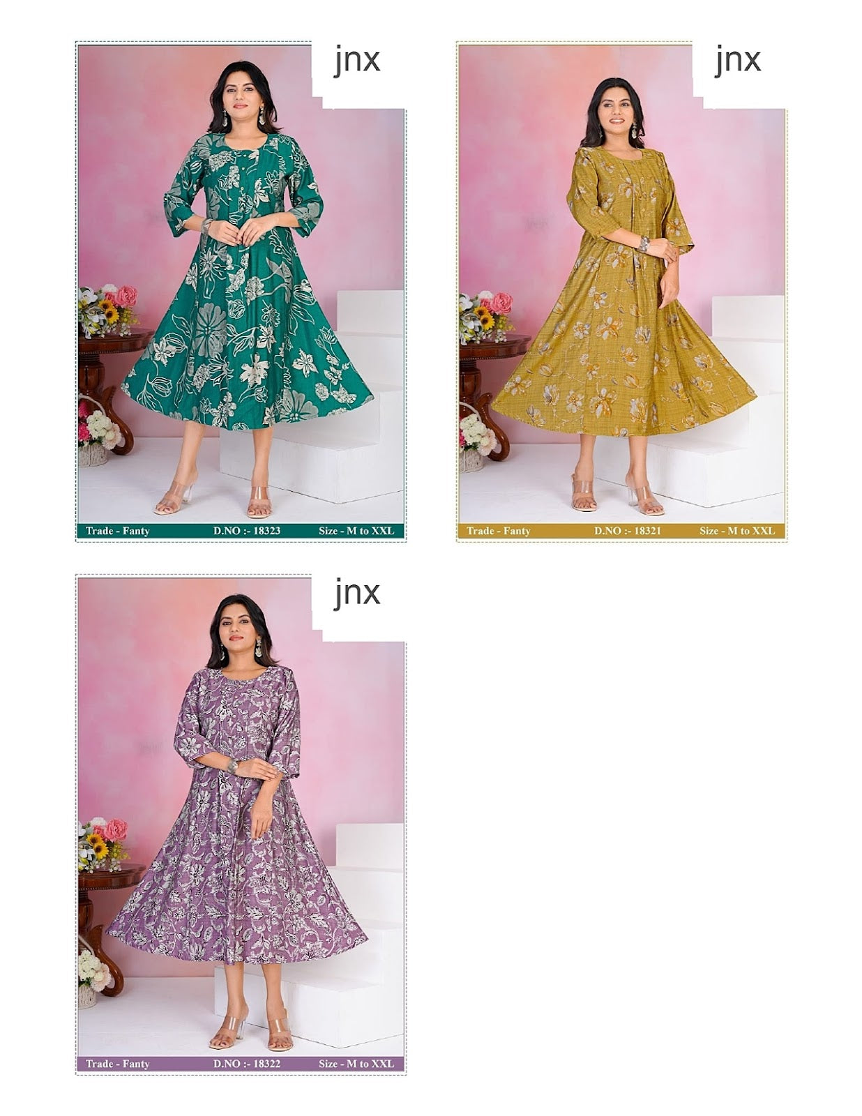 Fenty Jnx Vetican Anarkali Kurtis Manufacturer Ahmedabad