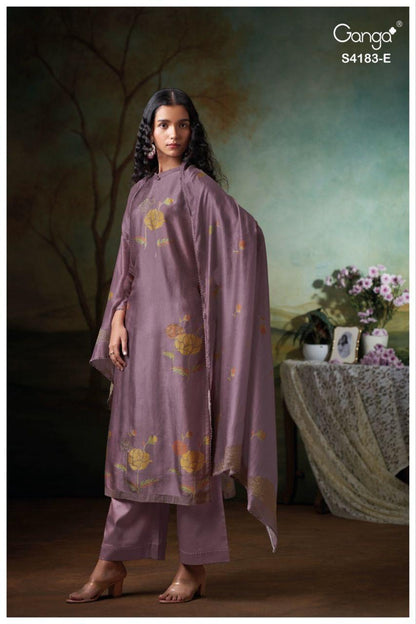 Feriel 4183 Ganga Premium Bemberg Plazzo Style Suits Exporter India