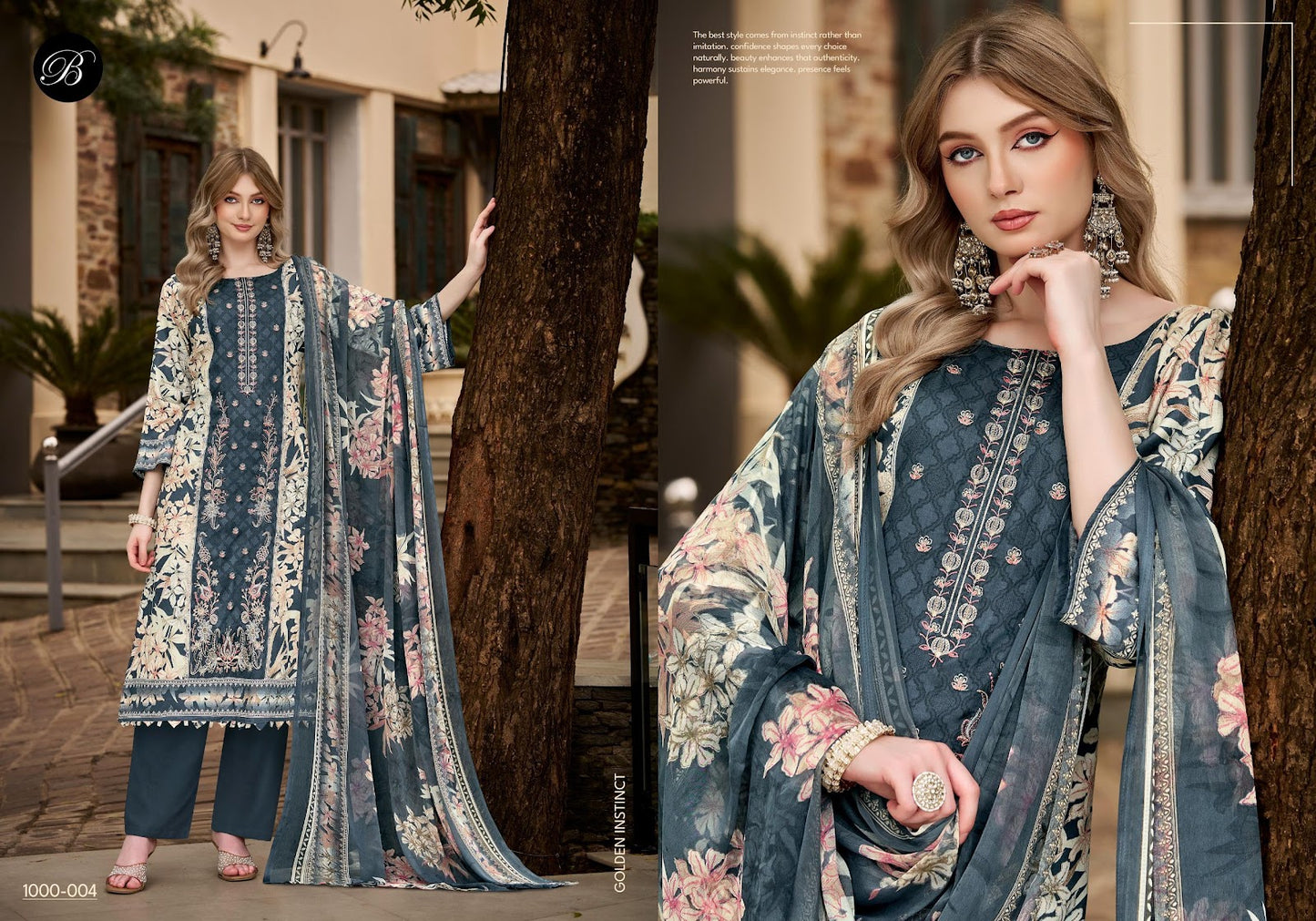 Feroza Belliza Designer Studio Jam Cotton Karachi Salwar Suits Wholesale Price