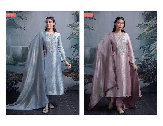 Feryali Naariti Tissue Silk Pant Style Suits Supplier Gujarat