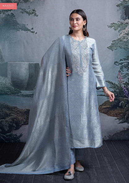 Feryali Naariti Tissue Silk Pant Style Suits Supplier Gujarat