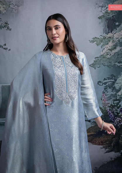 Feryali Naariti Tissue Silk Pant Style Suits Supplier Gujarat