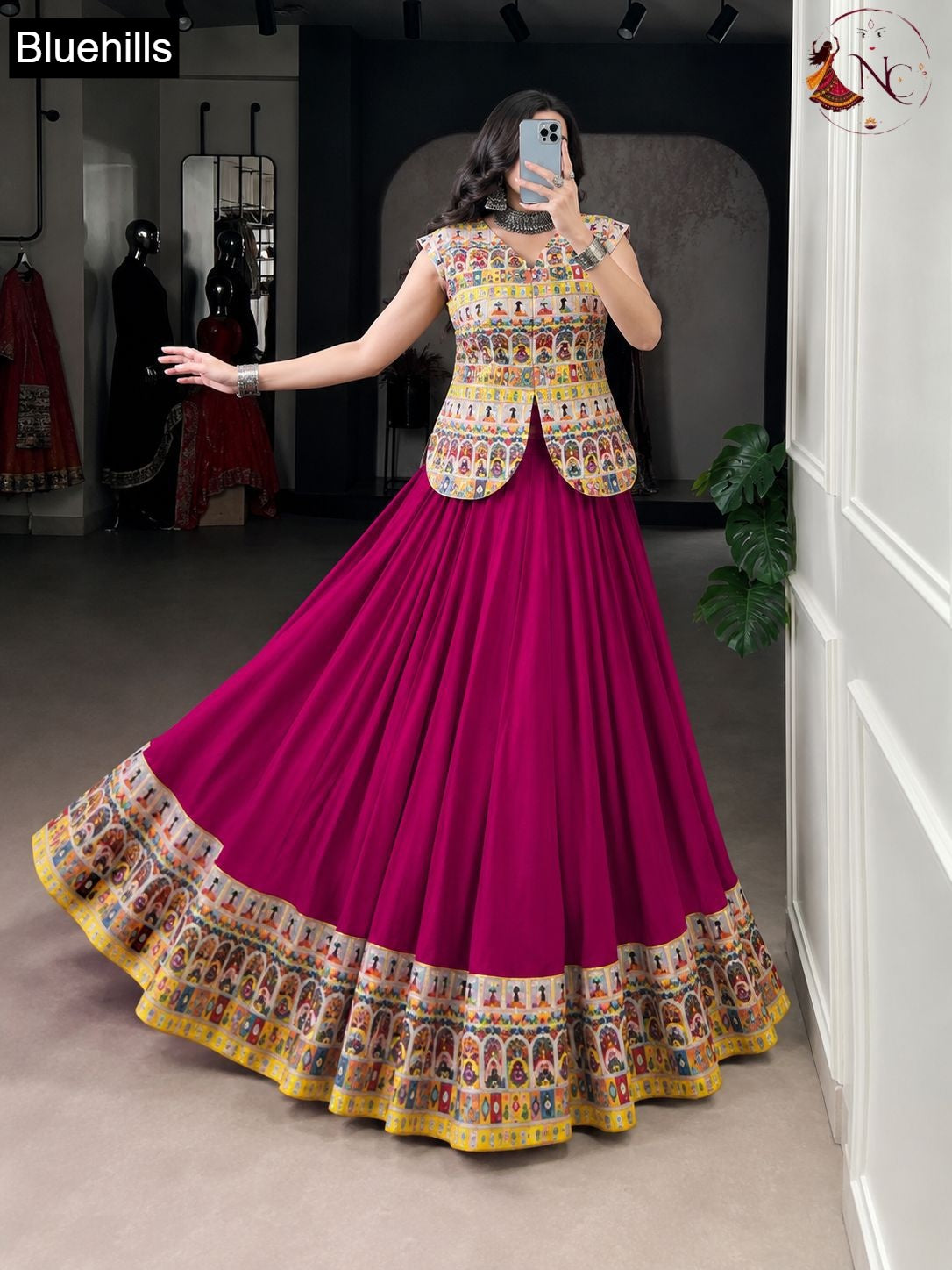 Festival Nights 2026 Bluehills Rayon Chaniya Choli Wholesale Price