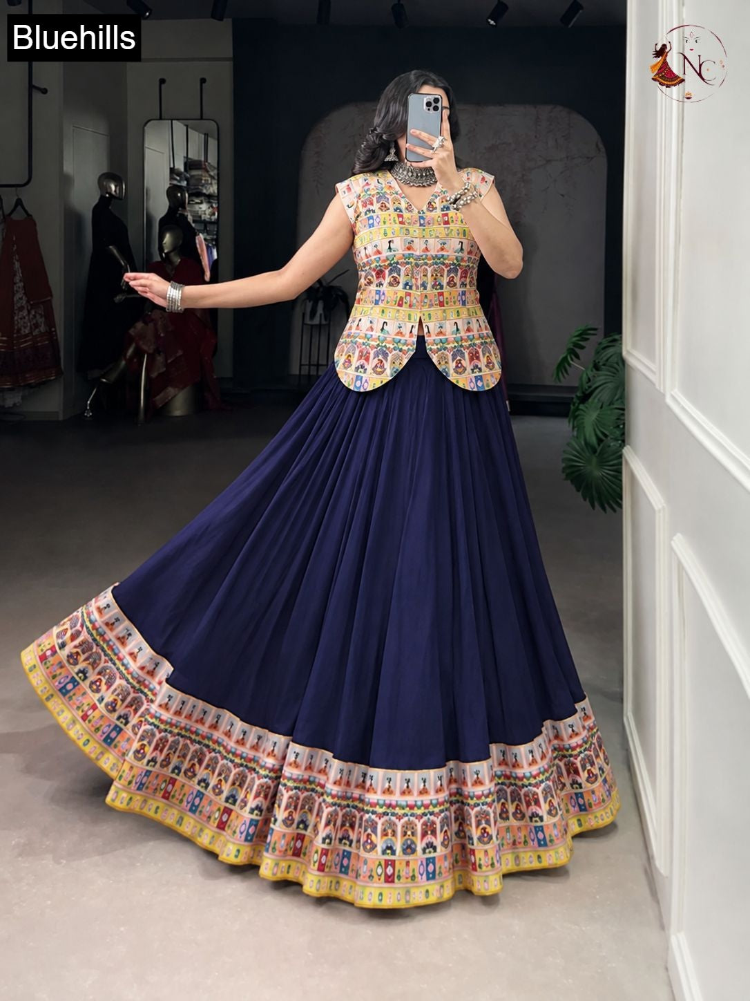 Festival Nights 2026 Bluehills Rayon Chaniya Choli Wholesale Price