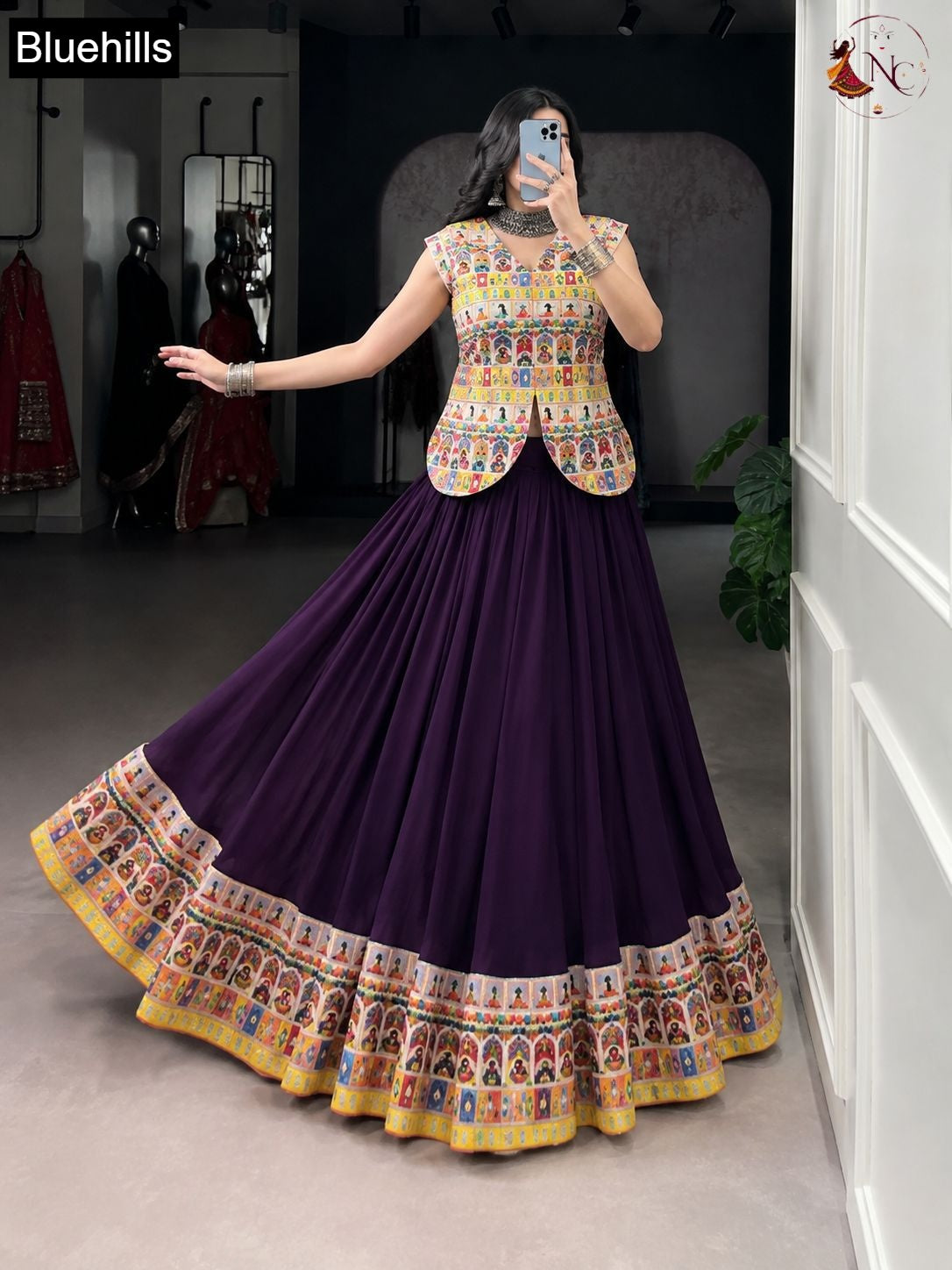 Festival Nights 2026 Bluehills Rayon Chaniya Choli Wholesale Price