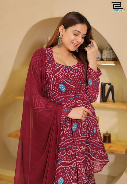 Festival Season Bluehills Georgette Readymade Sharara Suits Wholesale Price