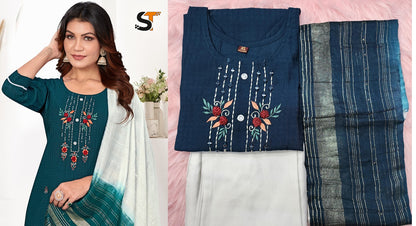 Festival Special Salas Cotton Readymade Pant Style Suits Wholesaler