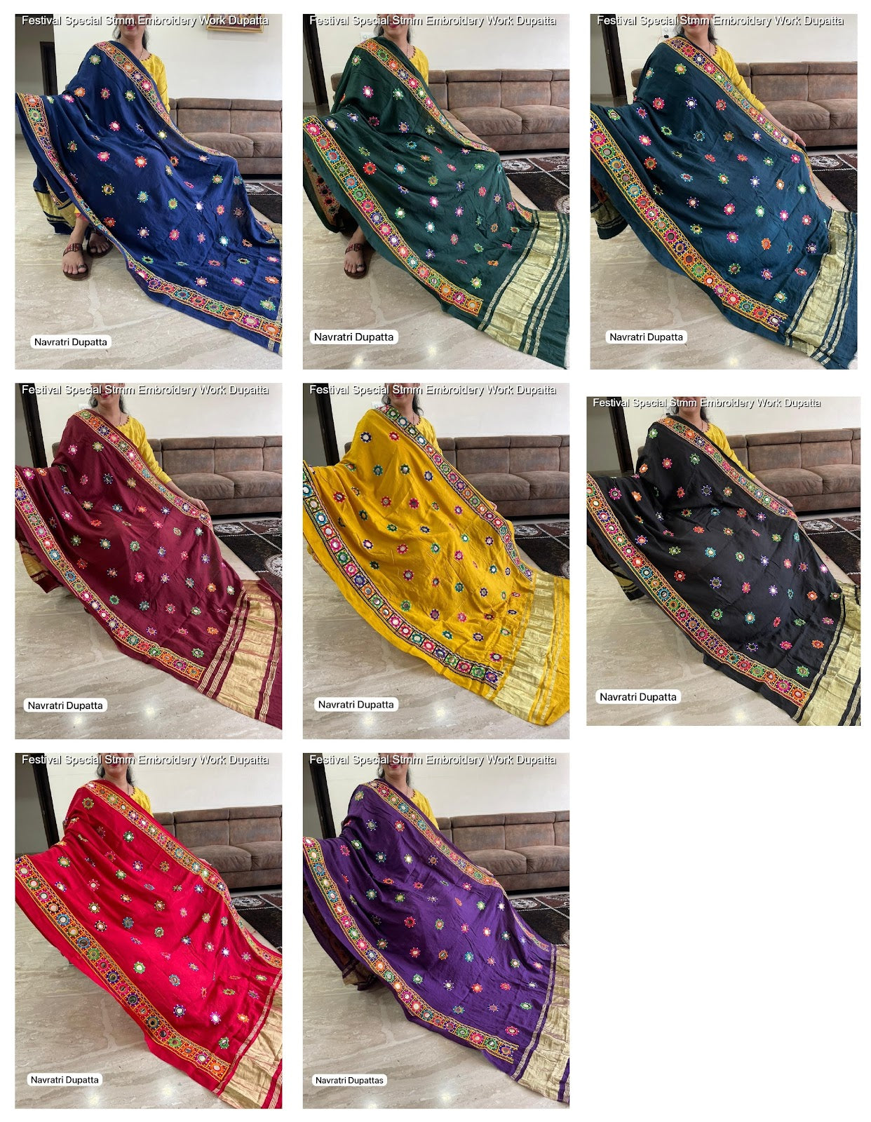 Festival Special Stmm Silk Dupatta Supplier Gujarat