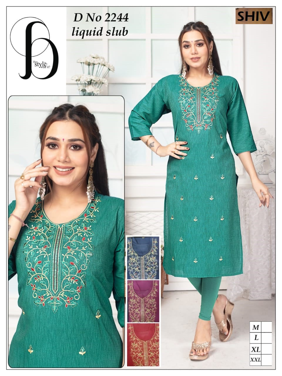 Festive Delights Shiv Rayon Knee Length Kurtis Manufacturer