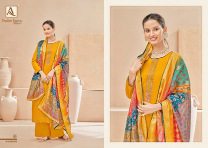 Festive Fusion Edition 7 Alok Pure Zam Karachi Salwar Suits Exporter Gujarat