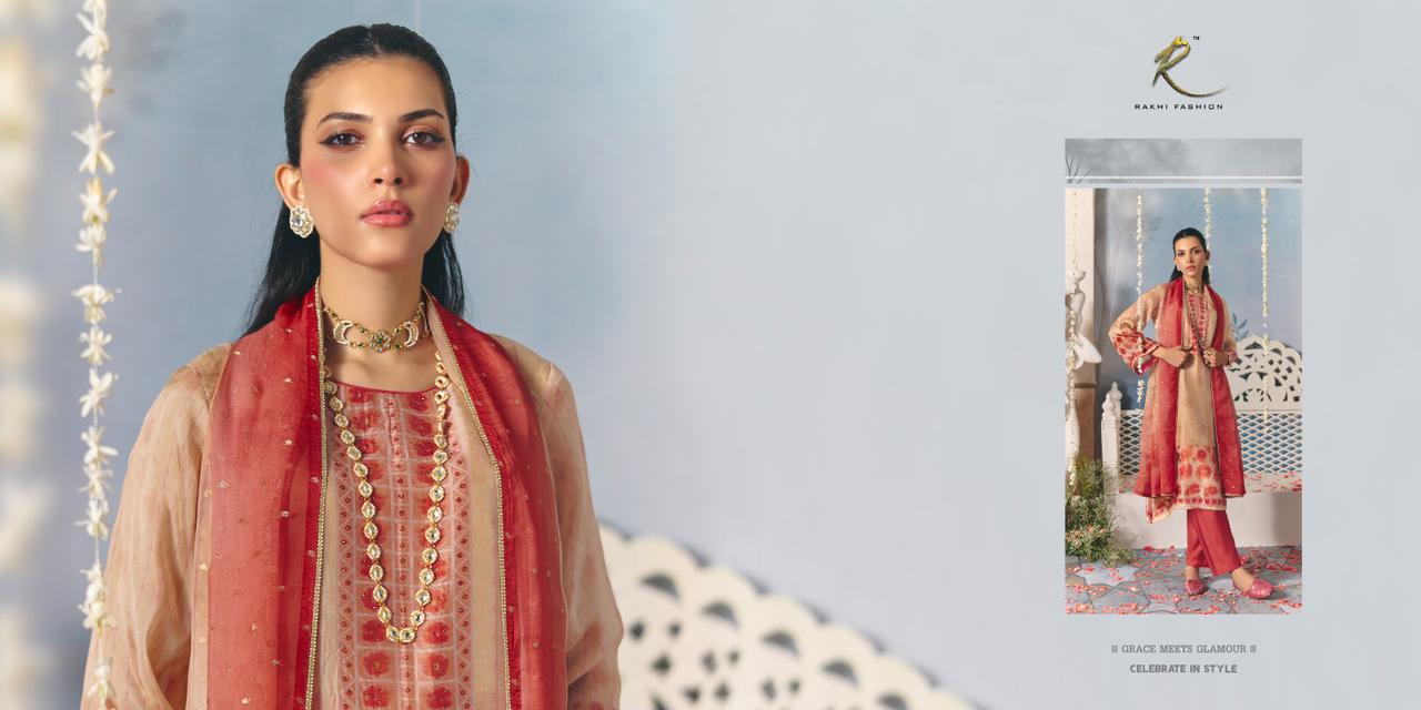 Festive Show 55531 Rakhi Fashion Pure Bemberg Pant Style Suits Exporter Gujarat