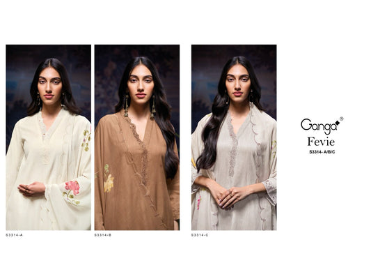 Fevie 3314 Ganga Mal Plazzo Style Suits Manufacturer