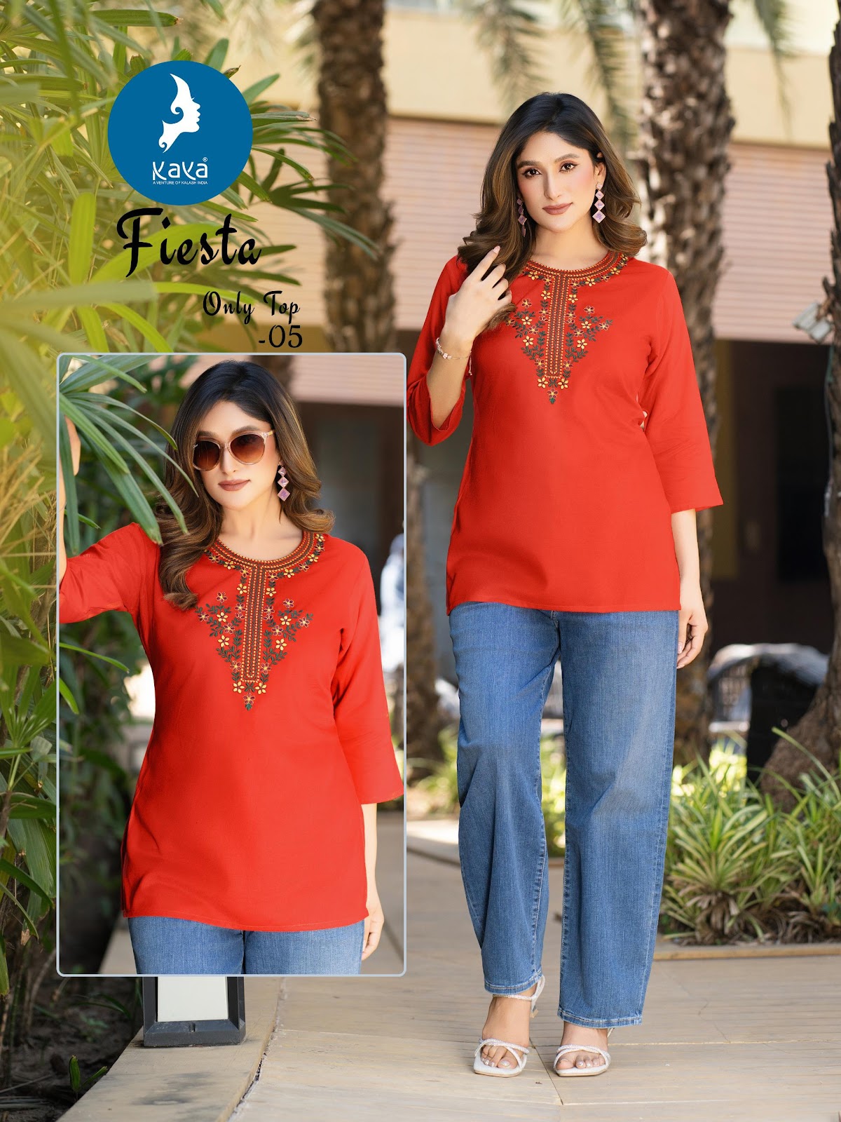 Fiesta Kaya Rayon Short Kurtis Manufacturer Ahmedabad