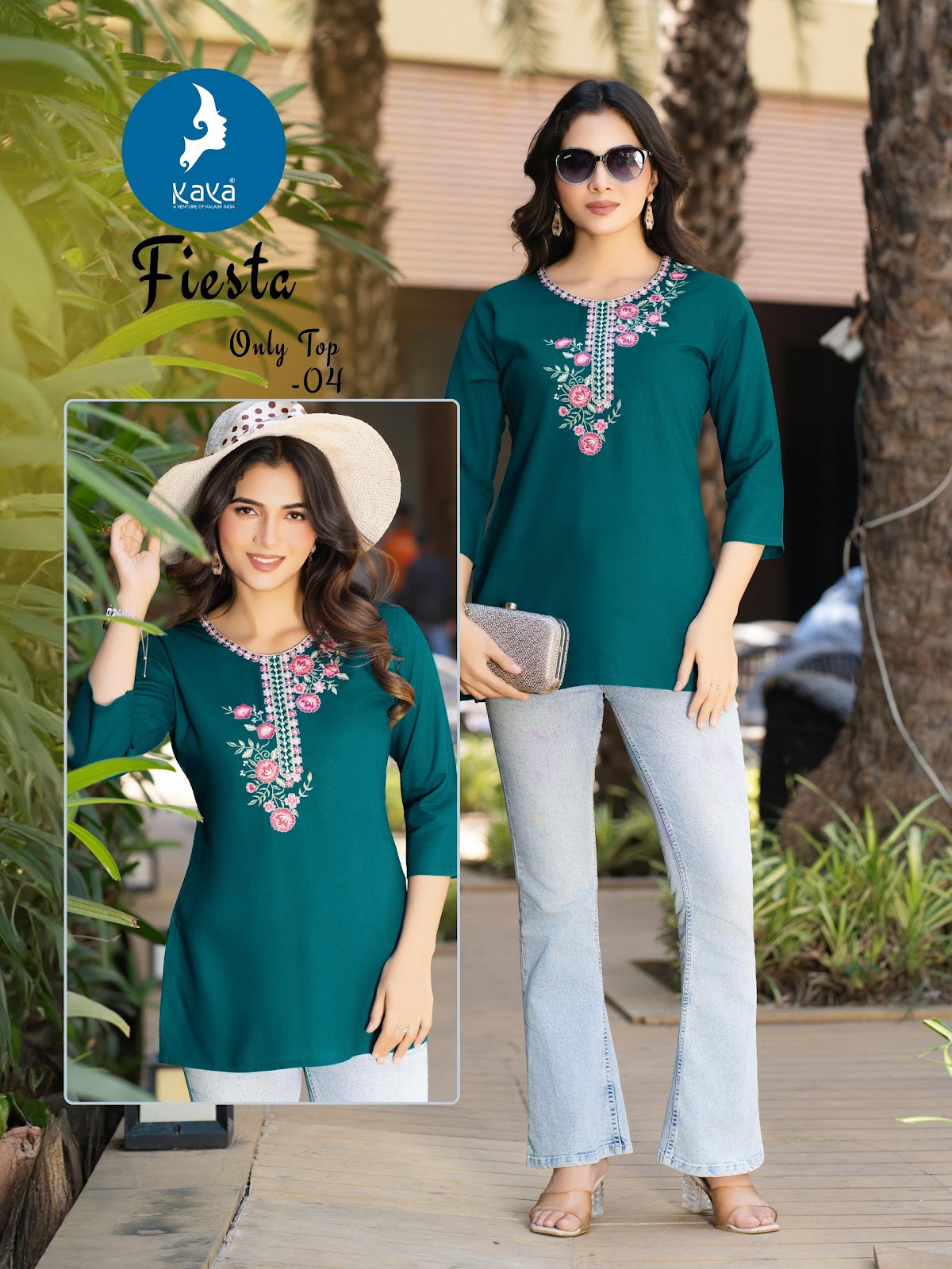 Fiesta Kaya Rayon Short Kurtis Manufacturer Ahmedabad