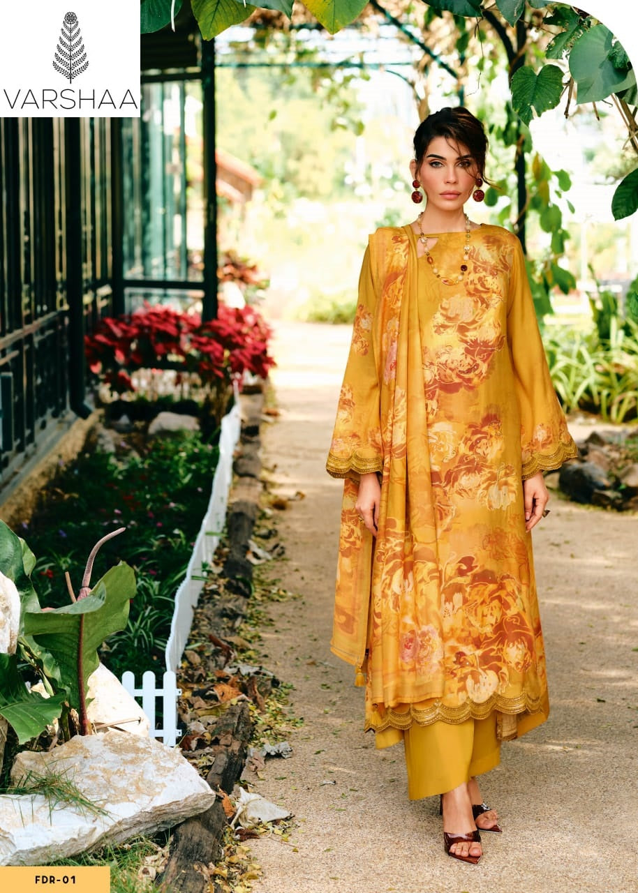 Fil De Rose Varshaa Viscose Plazzo Style Suits Supplier India