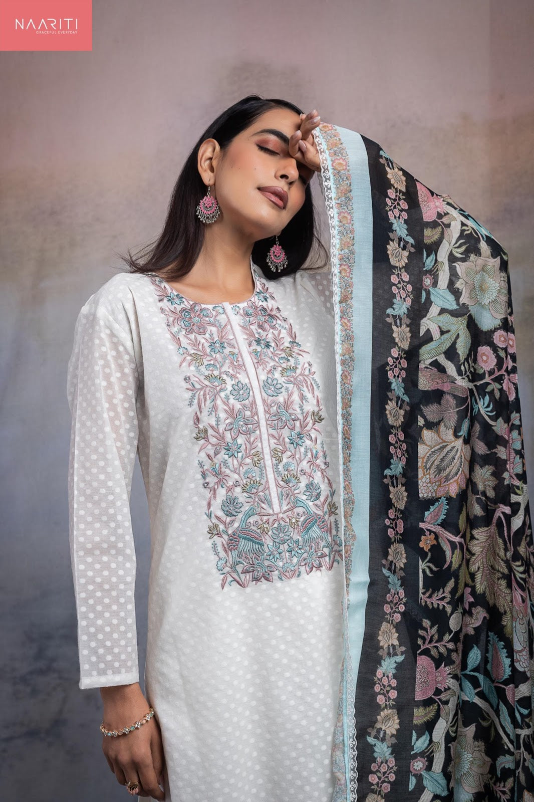 Filora Naariti Mul Chanderi Pant Style Suits Wholesaler Ahmedabad