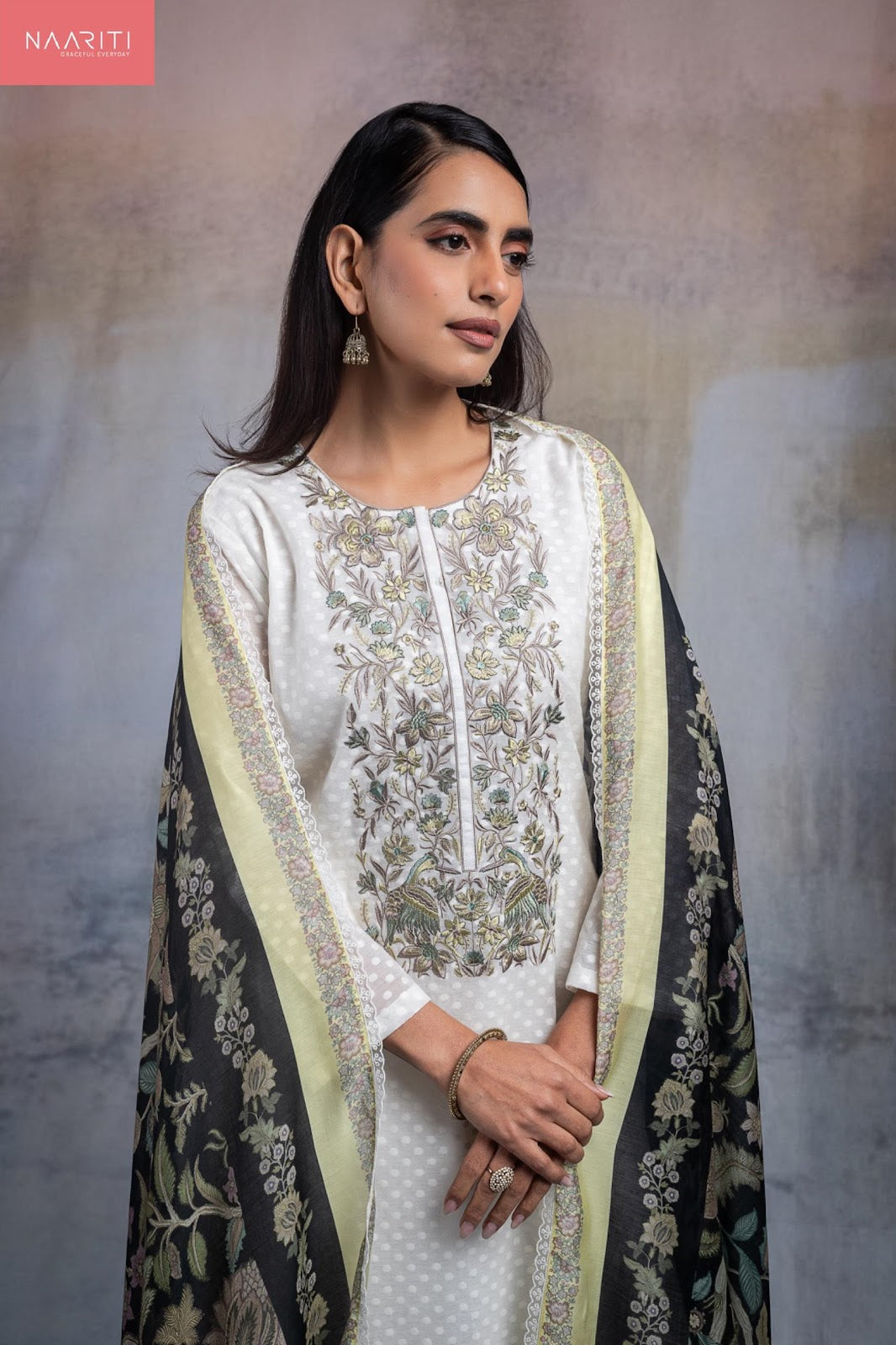 Filora Naariti Mul Chanderi Pant Style Suits Wholesaler Ahmedabad
