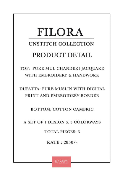 Filora Naariti Mul Chanderi Pant Style Suits Wholesaler Ahmedabad